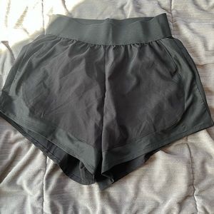 Cute black running shorts